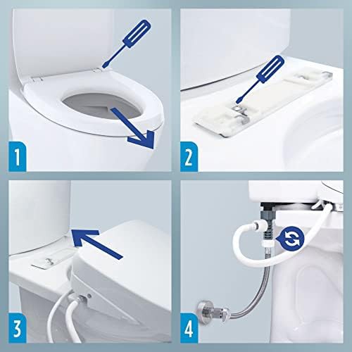 Toto C5 round cotton white electronic bidet seat — photo 4