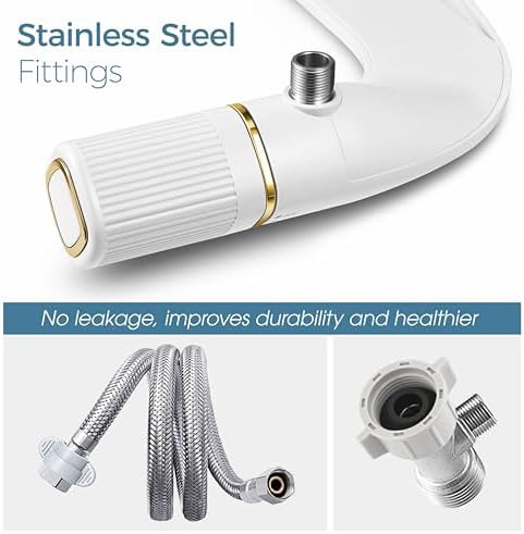 Gold ultra slim dual nozzle bidet attachment — photo 4