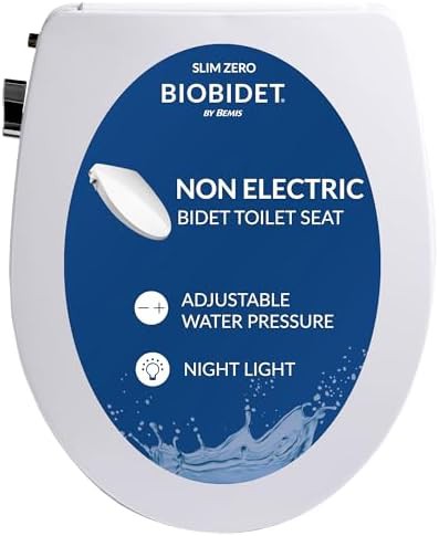 Non electric round bidet with dual nozzles