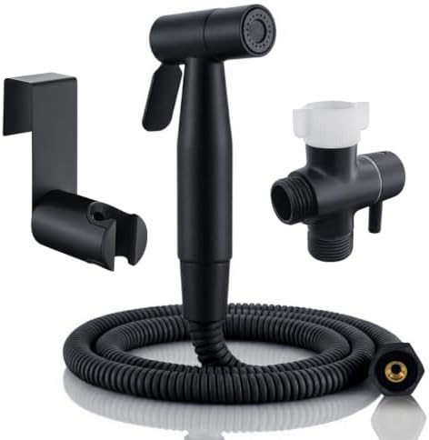 Matte black handheld bidet sprayer
