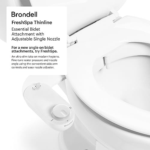 Thin profile adjustable bidet seat attachment — photo 3