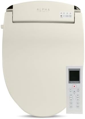 Alpha JX2 round bidet seat in beige