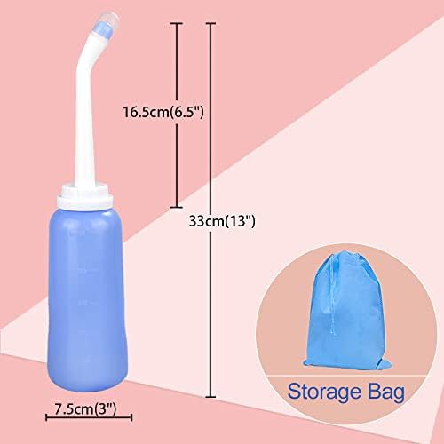 Blue manual perineum cleansing bottle — photo 3