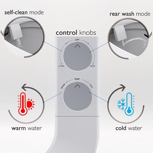 Warm water reversible ultra slim bidet attachment — photo 5
