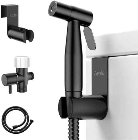 Arofa matte black handheld bidet sprayer