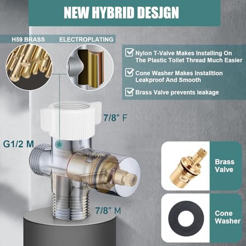 High pressure stainless bidet wand — photo 3