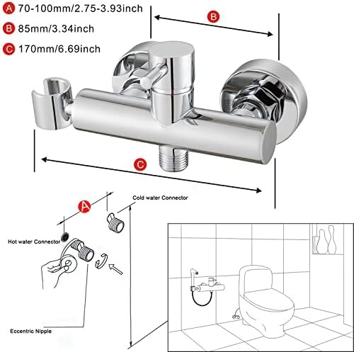 Gaosin handheld bidet sprayer with warm water and chrome finish — photo 3