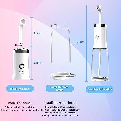 Rechargeable portable bidet with travel bag — photo 4