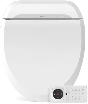 Modern round bidet seat with dryer