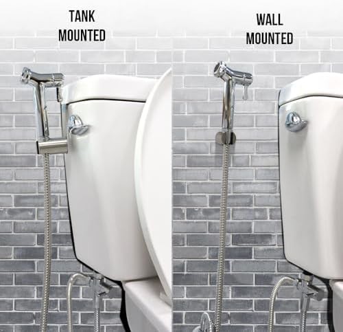Brass handheld jet bidet sprayer set — photo 4