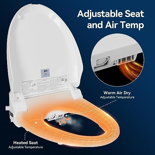 Elongated heated smart bidet seat — photo 4