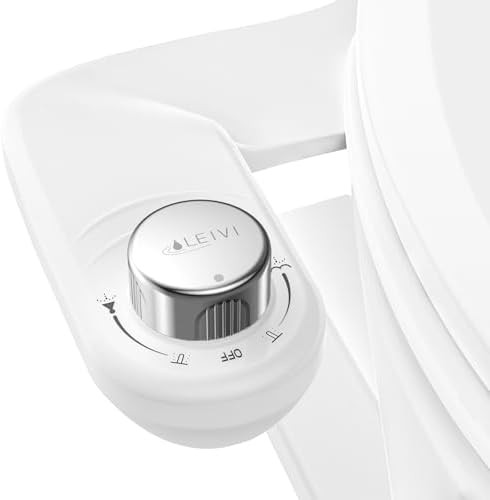 Ultra slim dual nozzle bidet attachment