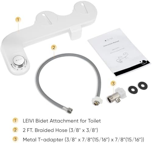 Ultra slim dual nozzle bidet attachment — photo 5