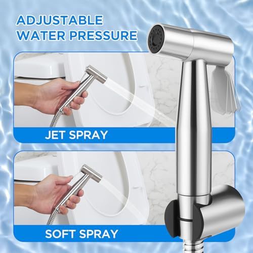 Stainless steel handheld sprayer with brass valve — photo 4