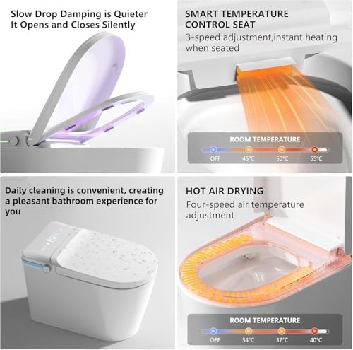 Toilet with built-in warm water bidet — photo 3