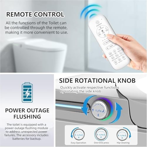 Toilet with built-in warm water bidet — photo 4