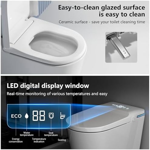 Toilet with built-in warm water bidet — photo 5