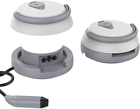 Collapsible travel bidet with soothing night light