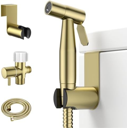 Arofa brushed gold handheld bidet sprayer