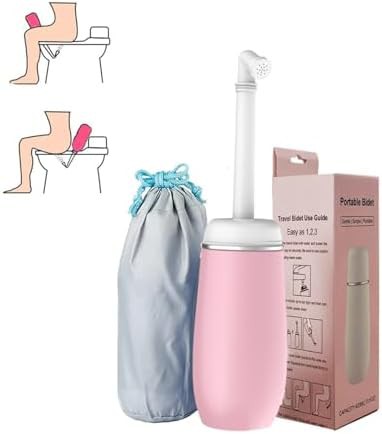 Pink portable peri bottle 400 ml — photo 4