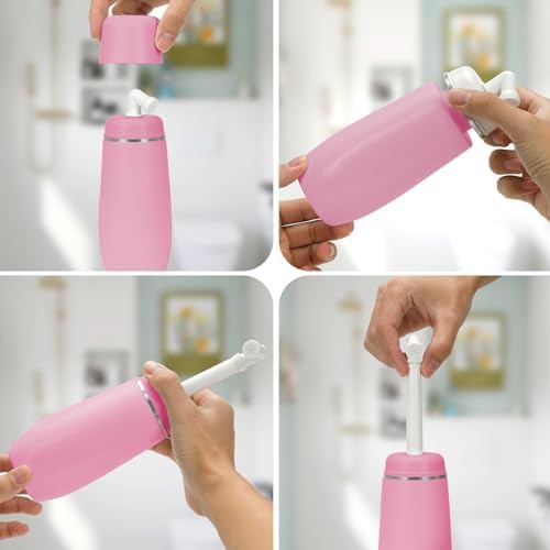 Pink portable peri bottle 400 ml — photo 5