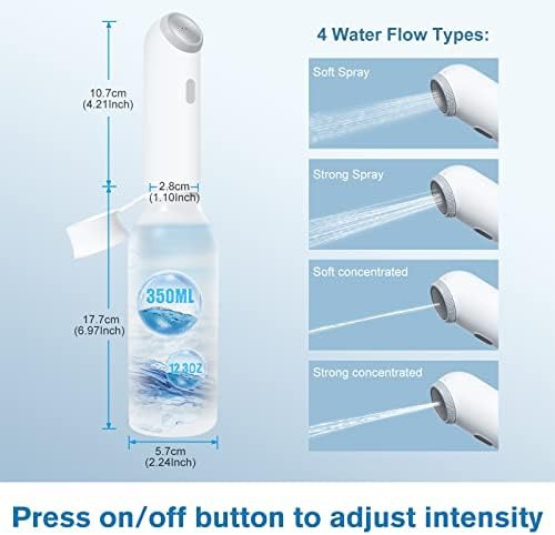 Stainless steel electric handheld bidet 350ml — photo 3