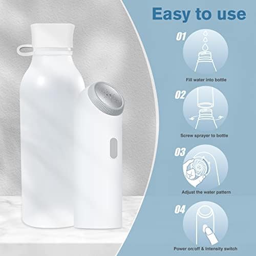 Stainless steel electric handheld bidet 350ml — photo 5