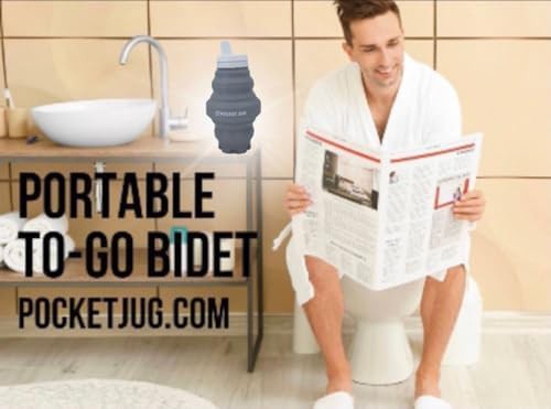 Gray expandable silicone portable bidet — photo 5