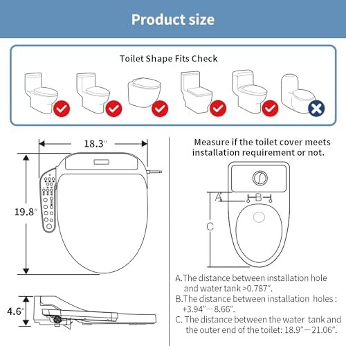 Elongated electric bidet with armrest control — photo 5