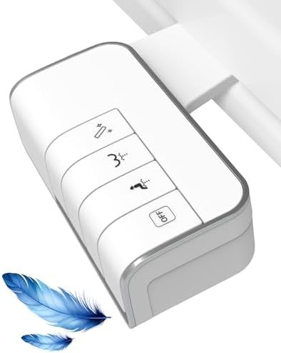Slim self cleaning bidet with dual nozzles