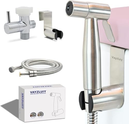 Stainless steel handheld bidet sprayer two pack