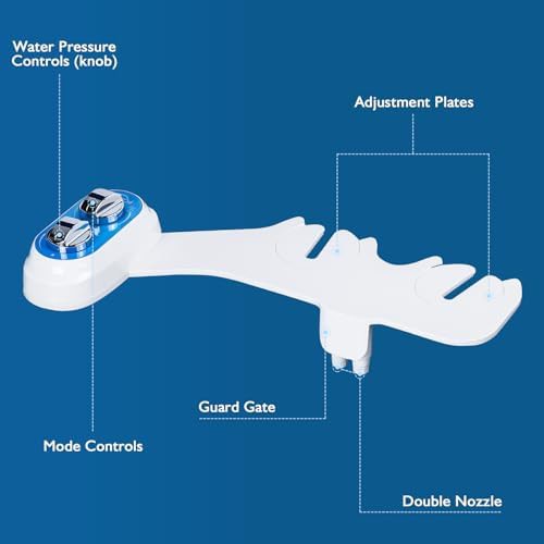 Non-electric dual nozzle bidet attachment — photo 5
