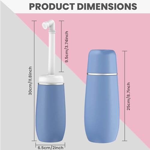 Blue portable travel bidet 400 ml — photo 5