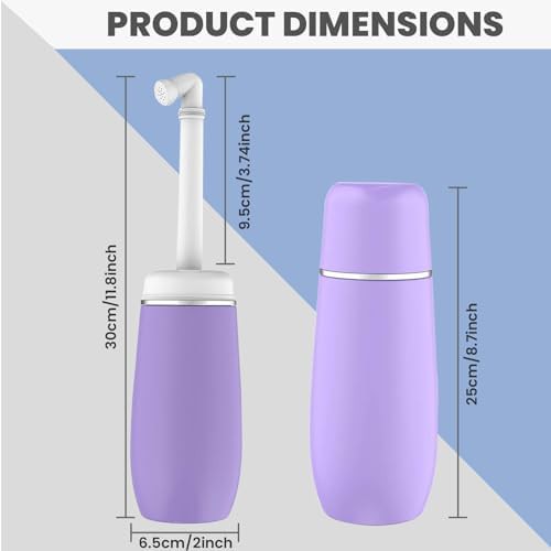 Purple postpartum peri bottle 400 ml — photo 5