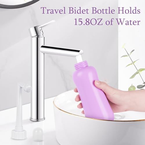 Purple handheld travel bidet bottle — photo 4