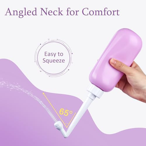 Purple handheld travel bidet bottle — photo 5