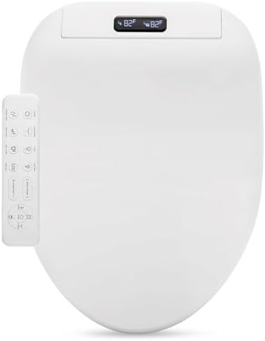 Electric self-cleaning bidet with remote