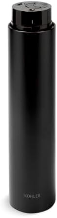 Portable travel bidet sprayer in honed black