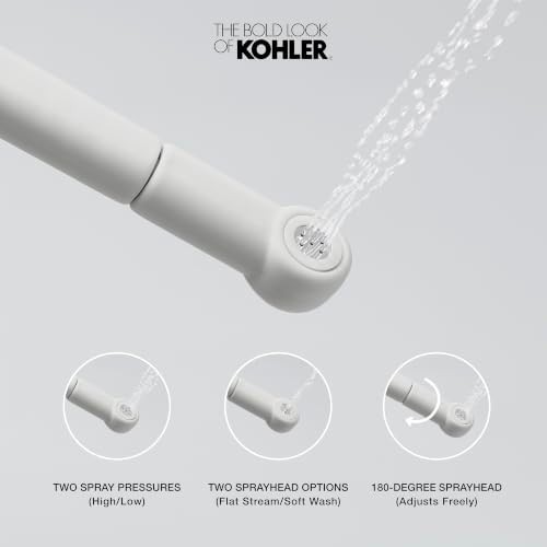Portable travel bidet sprayer in honed black — photo 5