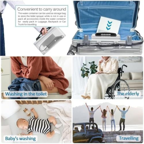 Portable electric bidet with 2.3L tank — photo 4