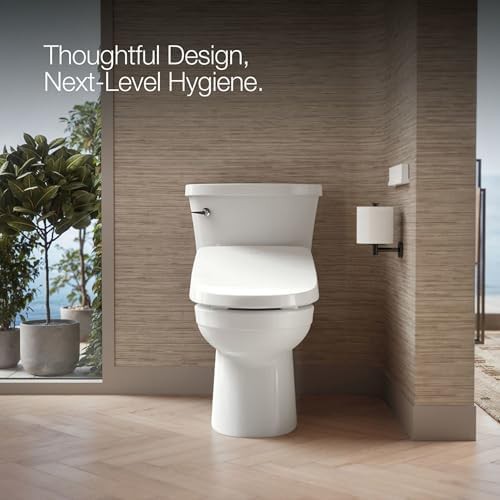 Electric round bidet seat with remote — photo 5