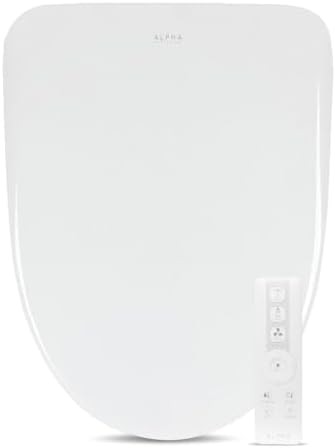 Alpha iX Pure elongated white bidet seat