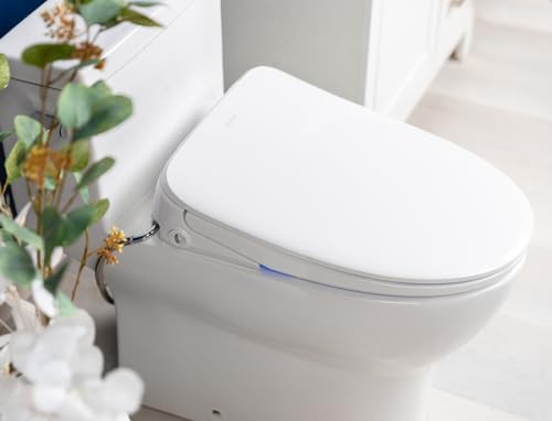 Alpha iX Pure elongated white bidet seat — photo 3