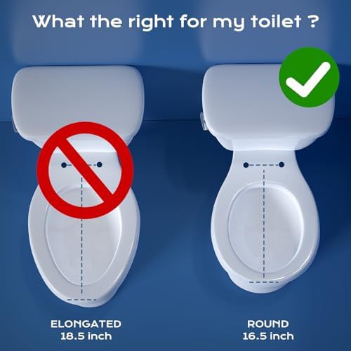 Round bidet seat with brass inlet — photo 5