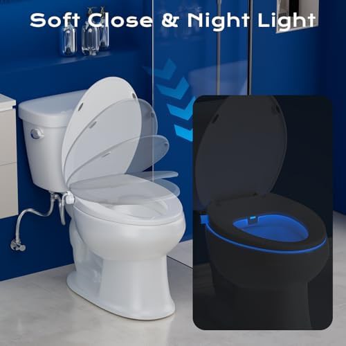 Heated elongated seat with night light — photo 3