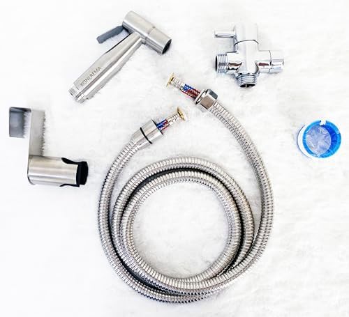 Brushed nickel handheld cloth diaper sprayer — photo 4