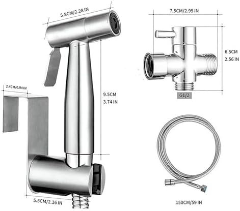 Brushed nickel handheld cloth diaper sprayer — photo 5