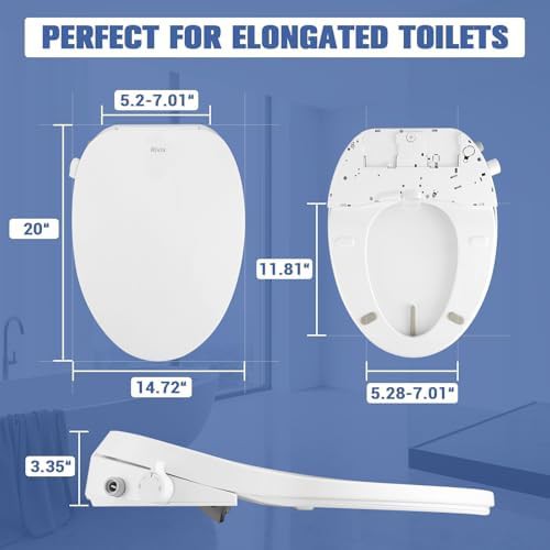 Heated smart bidet seat for elongated toilets — photo 5