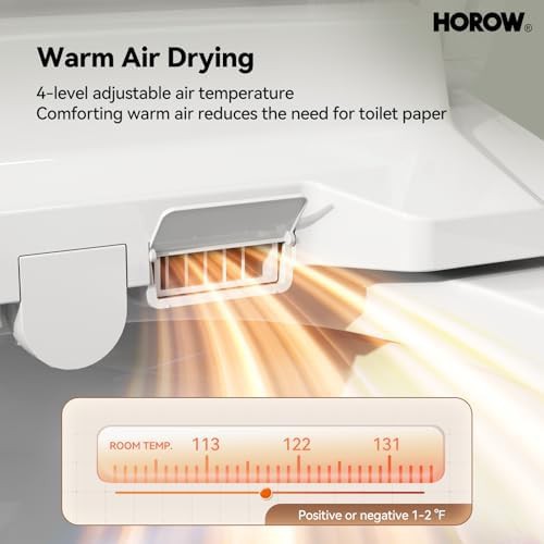 Horow one piece toilet with electric bidet — photo 4