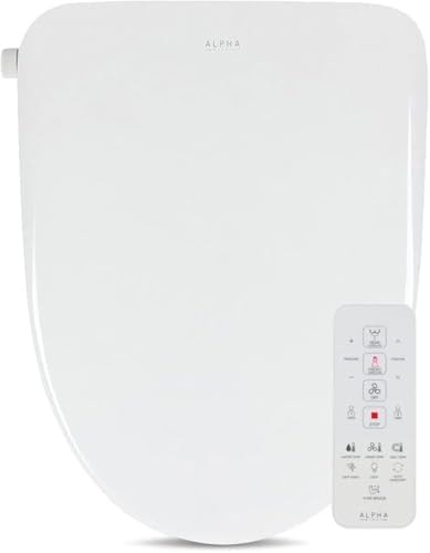 Alpha UX Pearl round white bidet seat